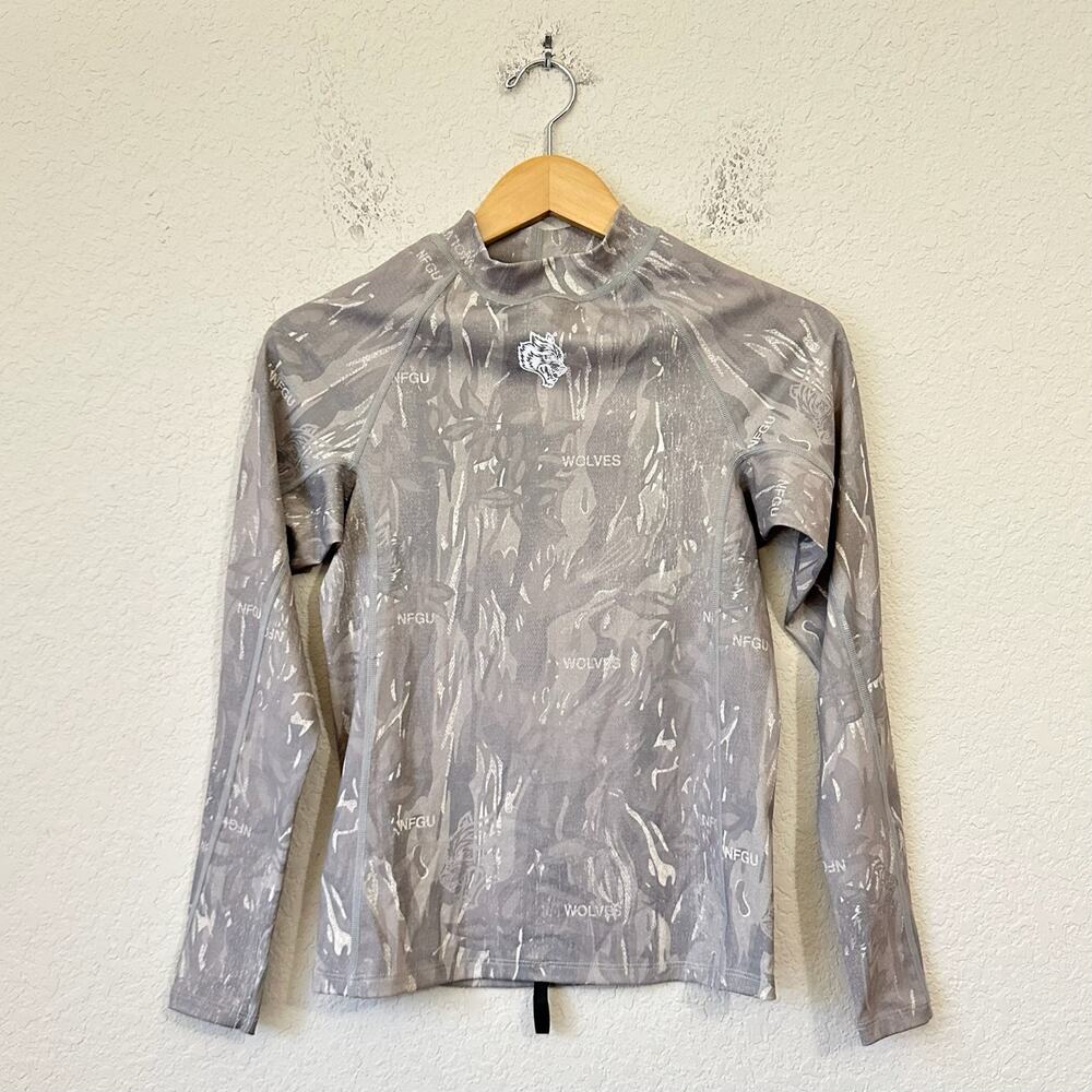 DARC SPORT Wolves Chopper Rash Guard Camo Compression Limited Edition NWT